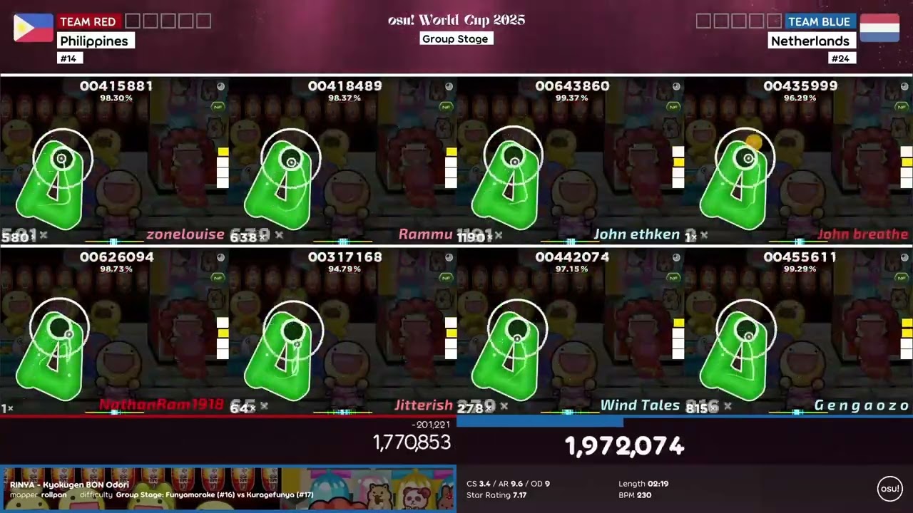 [Filipino Commentary] osu! World Cup 2025 Group Stage: Philippines vs Netherlands