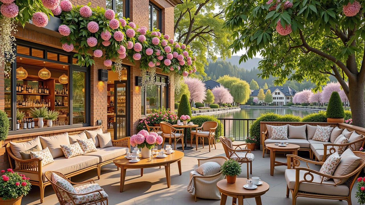 Soft Spring Jazz Background Music for Work, Study 🌿 Cozy Coffee Shop Ambience with Sweet Jazz Melody
