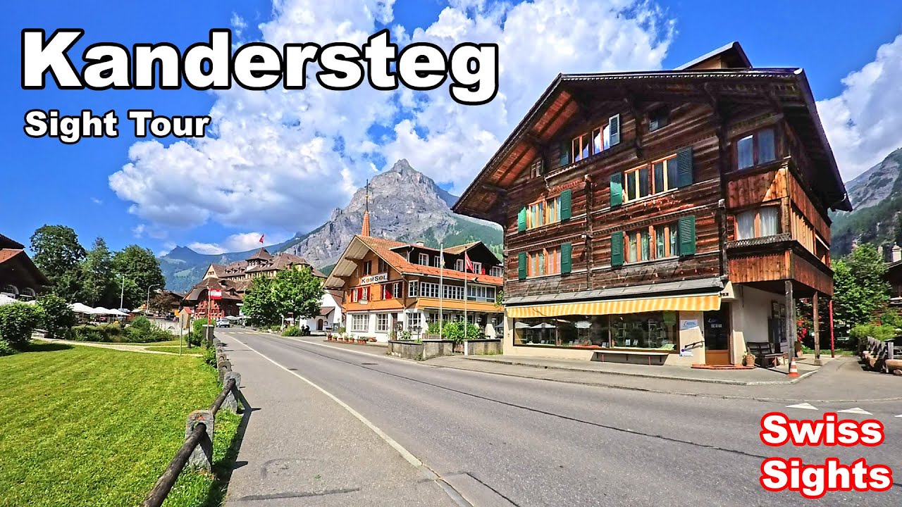 Kandersteg Switzerland 4K Wonderful Place Swiss Alps