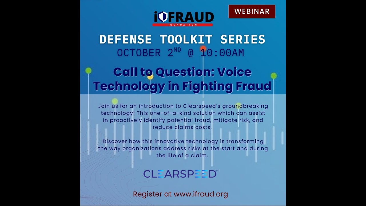 Defense Toolkit #2   Clearspeed Voice Analytics