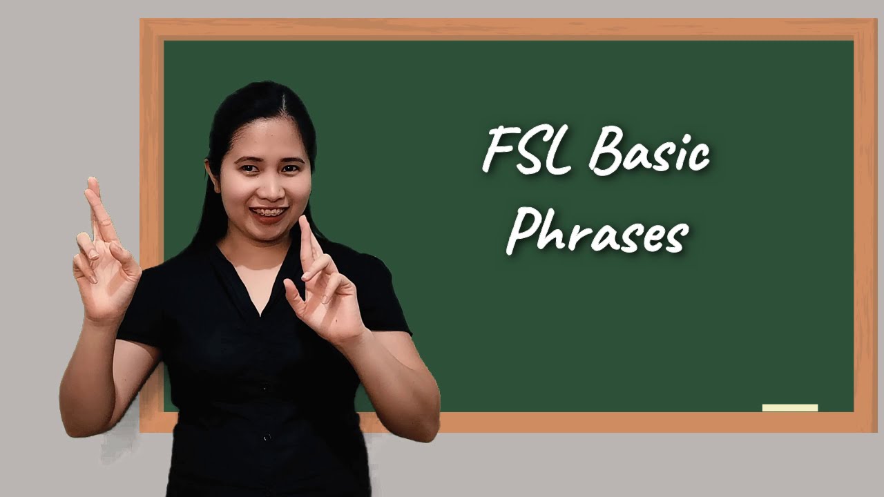 Изучите основные фразы FSL с Оливией Агила