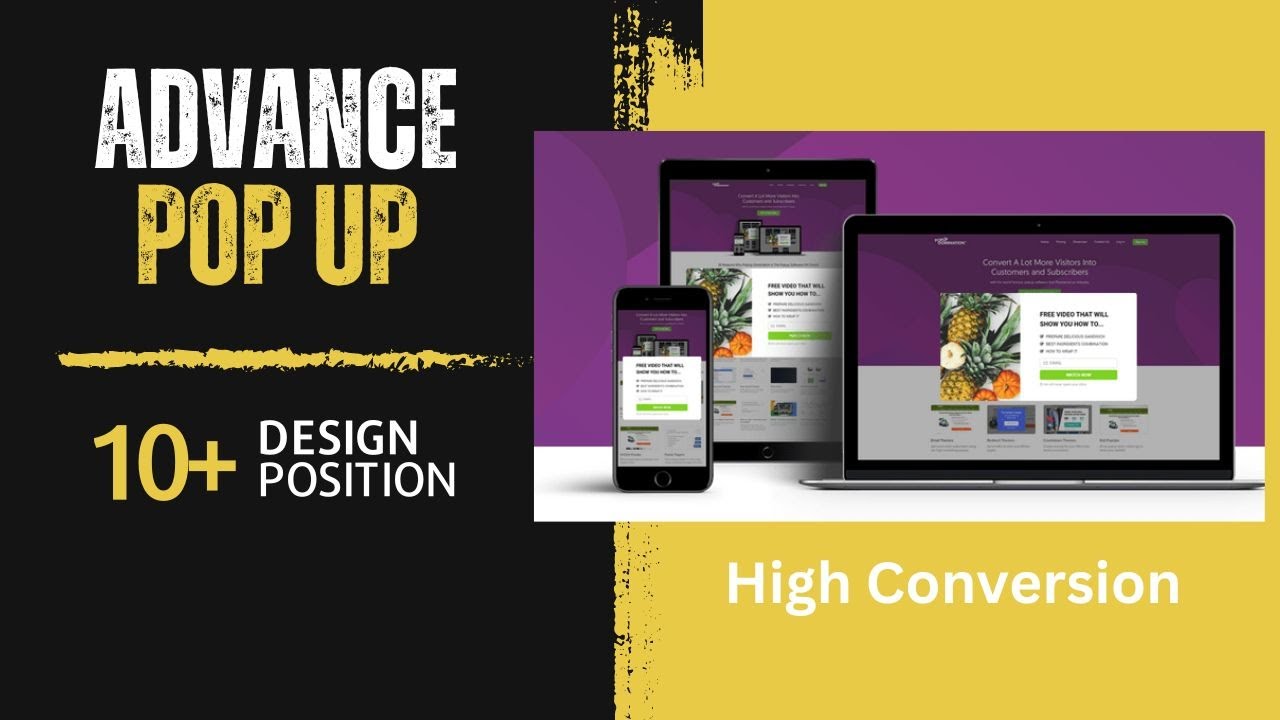 10+ Lead Collection Popup Position | Popup on visitor behavior triggers | High Converting Popup