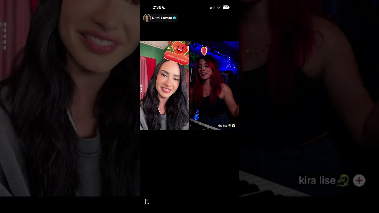 Demi Lovato TikTok live - February 3rd 2026 