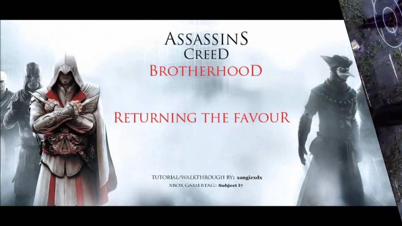 Assassin's Creed Brotherhood - Bench to Bench Kill - Tutorial.wmv