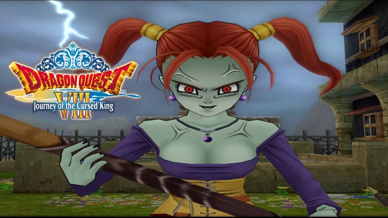 Dragon Quest VIII (PS2) Evil Jessica Boss Fight | HuffleScuf HD Remaster