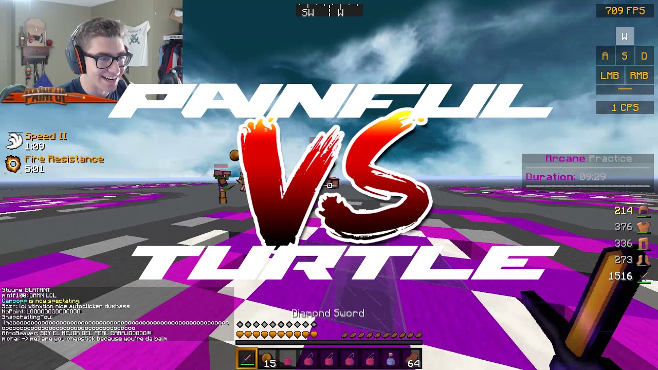 Minecraft PvP - WE TAKE ON DALE *NEW PAINTRAINER* IN REDROVER! ( Arcane Practice )