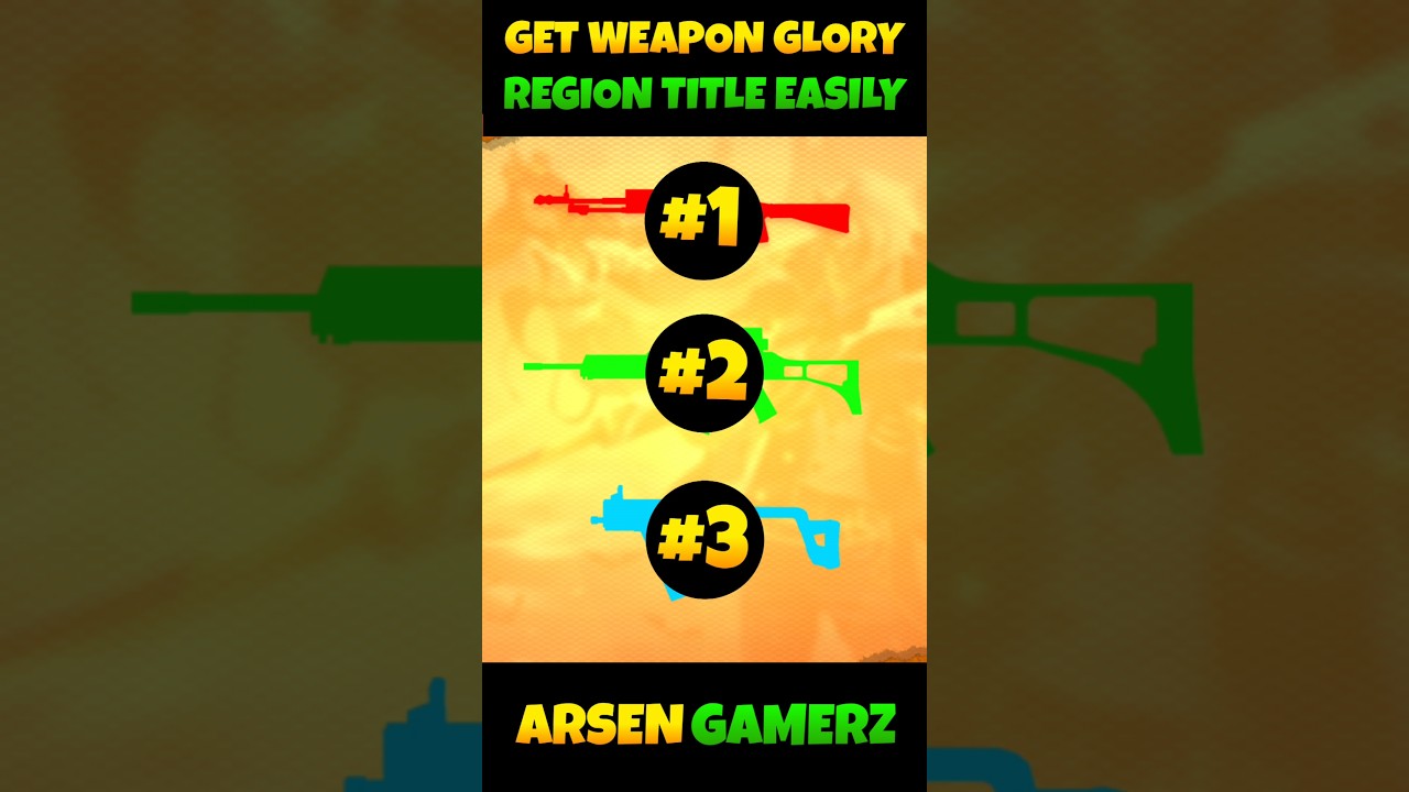 ТОП-3 ОРУЖИЯ, КОТОРЫЕ БУДУТ СТАТЬ ТОП-1 В ТАБЛИЦЕ ЛИДЕРОВ WEAPON GLORY 🤩 !! #шорты #freefireshorts
