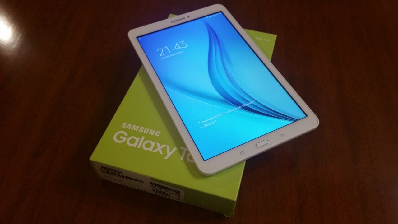 Unboxing Samsung Galaxy Tab E  9.6''