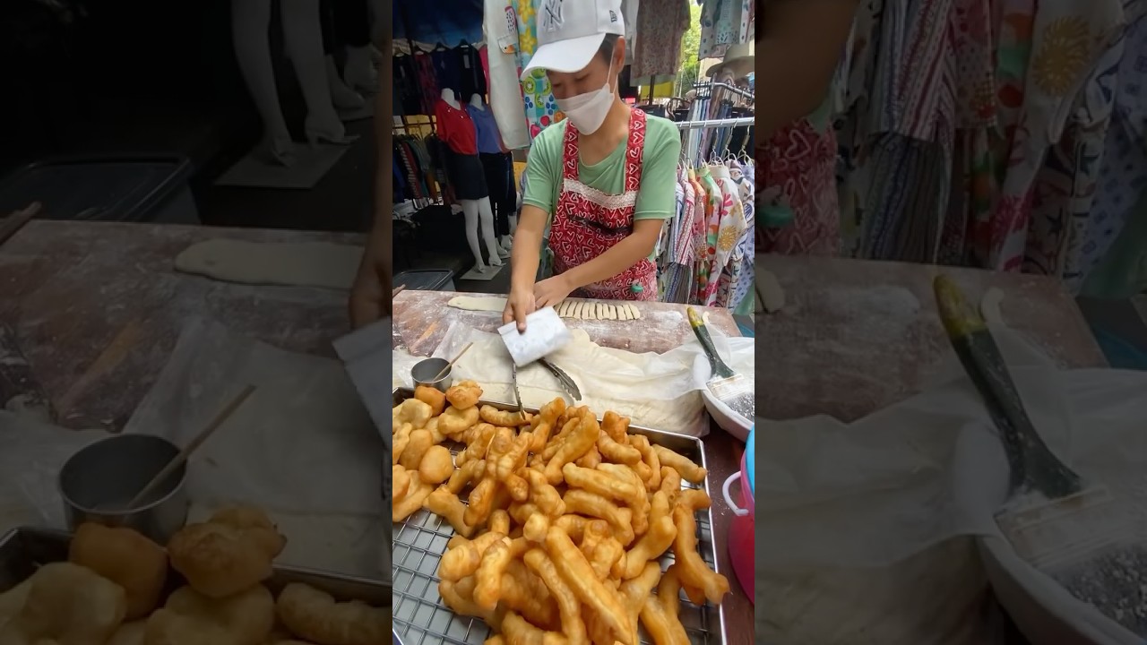 Thai Donut Pathongko Bangkok Morning Market