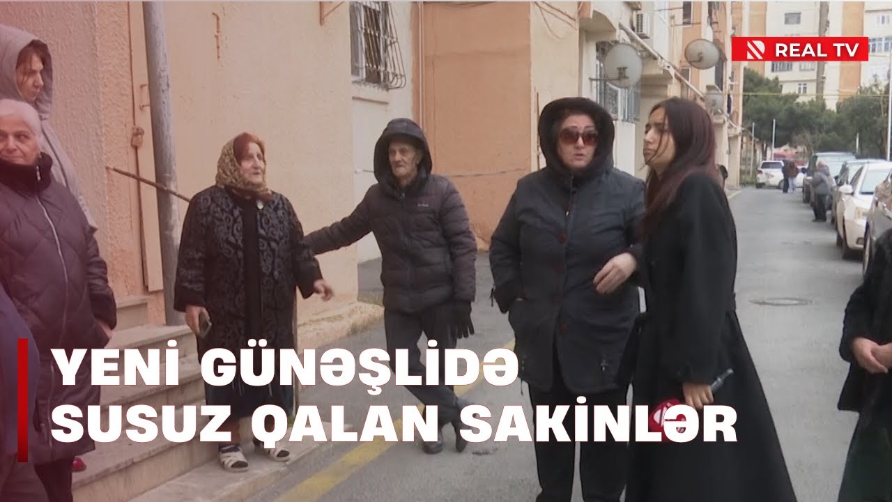 Yeni Günəşlidə susuz qalan sakinlər