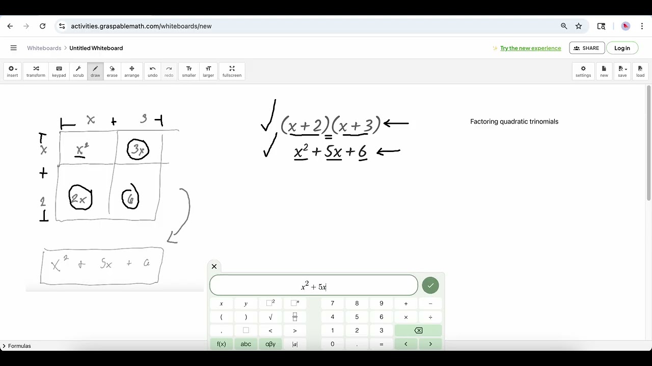 Factoring Quadratic Trionmials