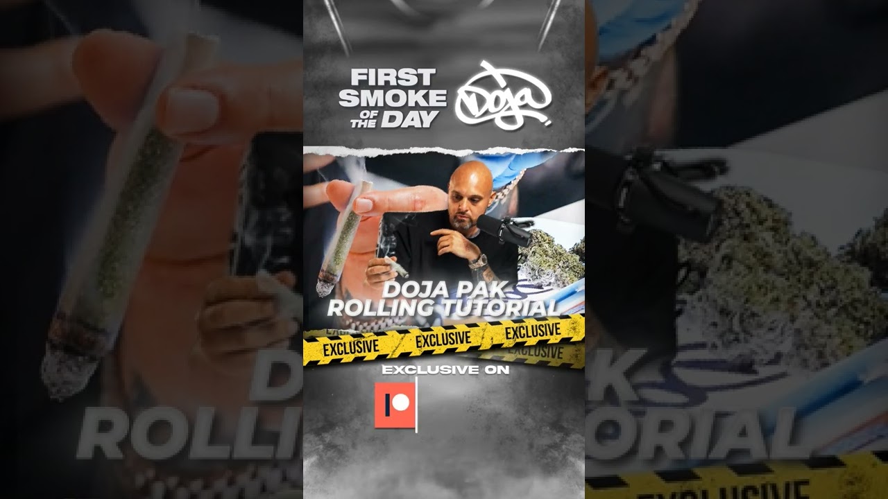 DOJA PAK ROLLING TUTORIAL | PATREON EXCLUSIVE VIDEO ⁠#firstsmokeoftheday #fsotd #dojapak