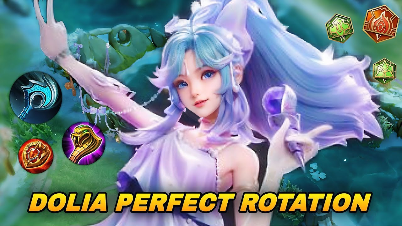 TRY THIS DOLIA PERFECT ROTATION✅ IN GRANDMASTER RANK | BUILD AND ARCANA | HOK