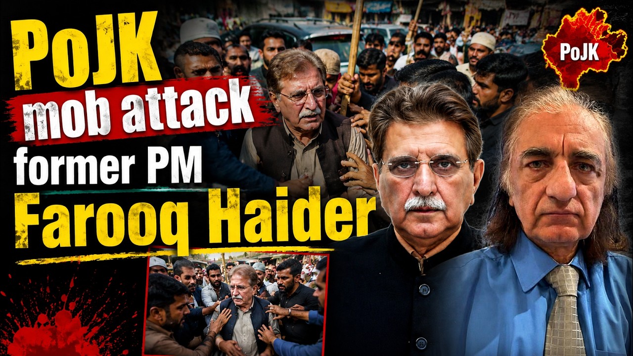 PoJK में नेताओं को खदेड़ा: Former PM Farooq Haider Under Attack | Rawalakot Dharna News by Dr. Mirza