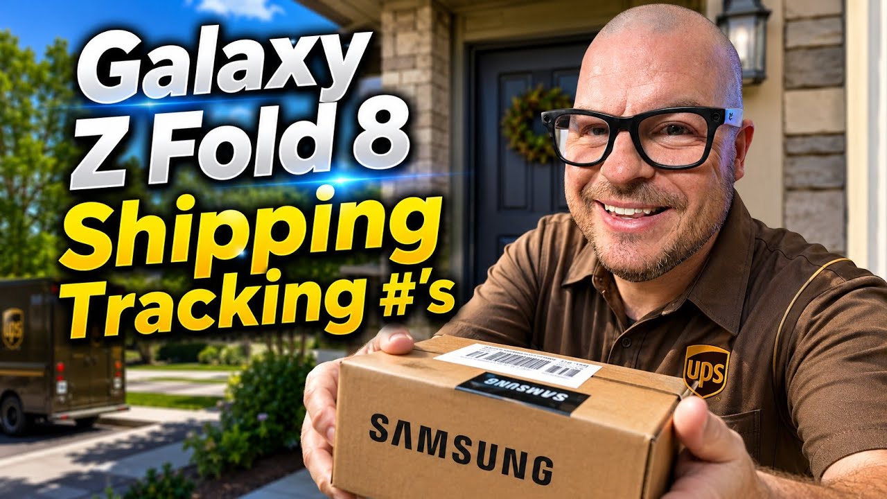 Официальные номера для отслеживания доставки Samsung Galaxy Z Fold 8