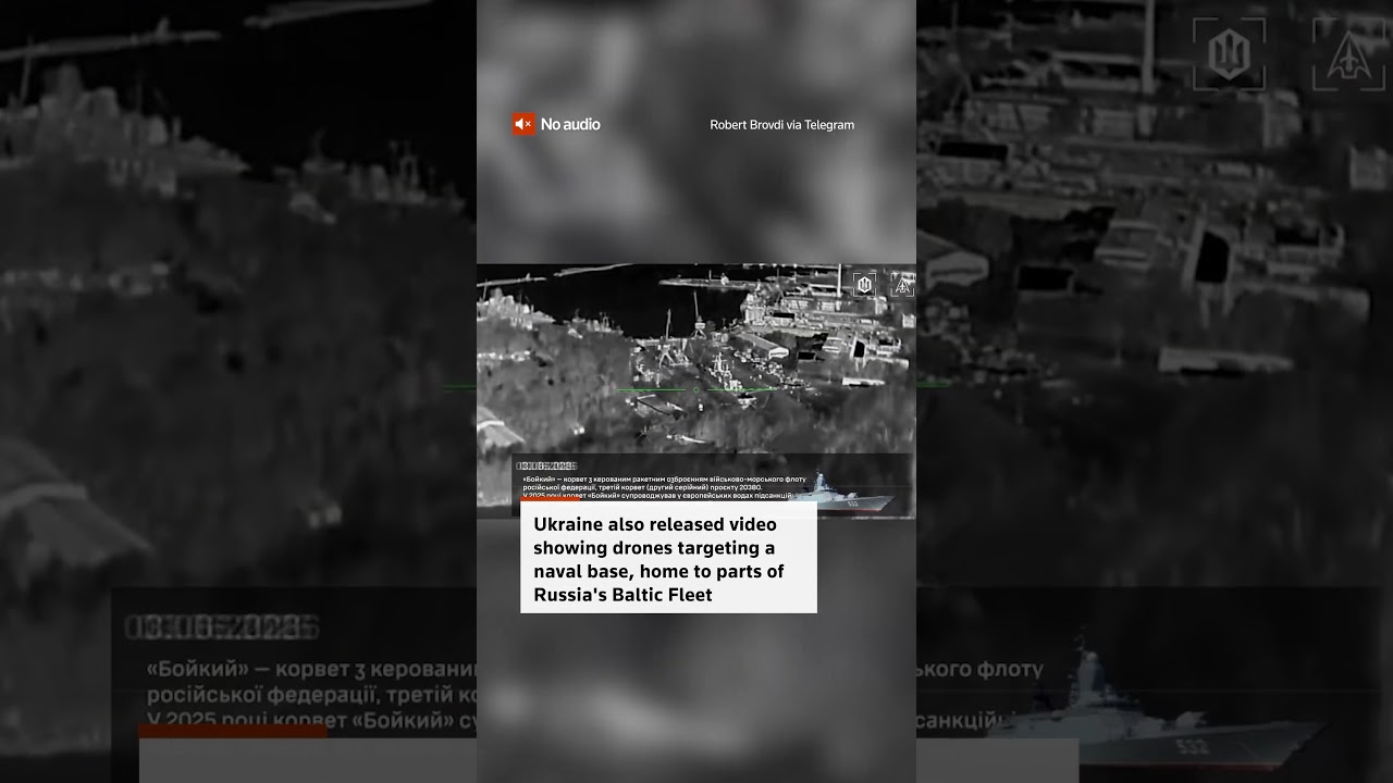 Ukrainian drones attack St Petersburg