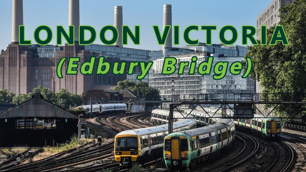 Morning Rush Hour at: London Victoria (Edbury Bridge) (BML/SEML) | Friday 19/07/24