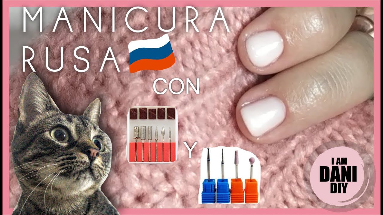 😱MANICURA RUSA ❤🇷🇺 con fresas ECONOMICAS💸 brocas BARATAS💰