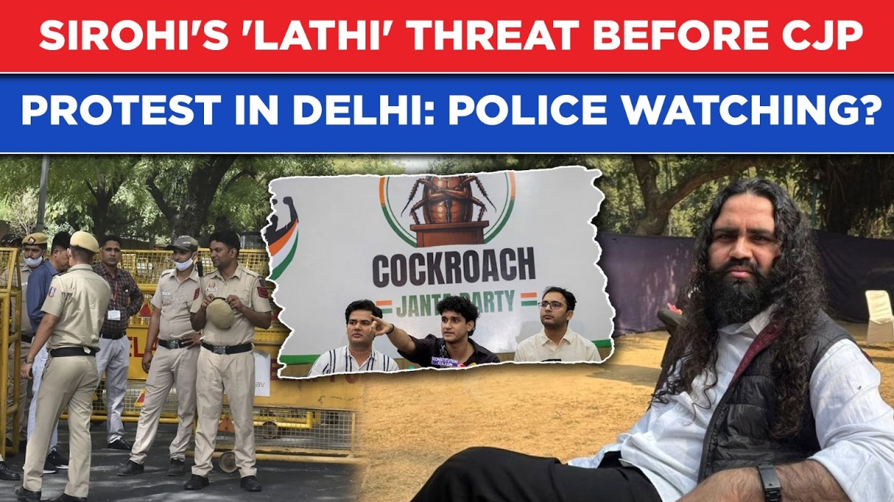 Preet Sirohi Threatens Before Dipke's CJP Protest In Delhi With Ladakh's Wangchuk: Police Watching?