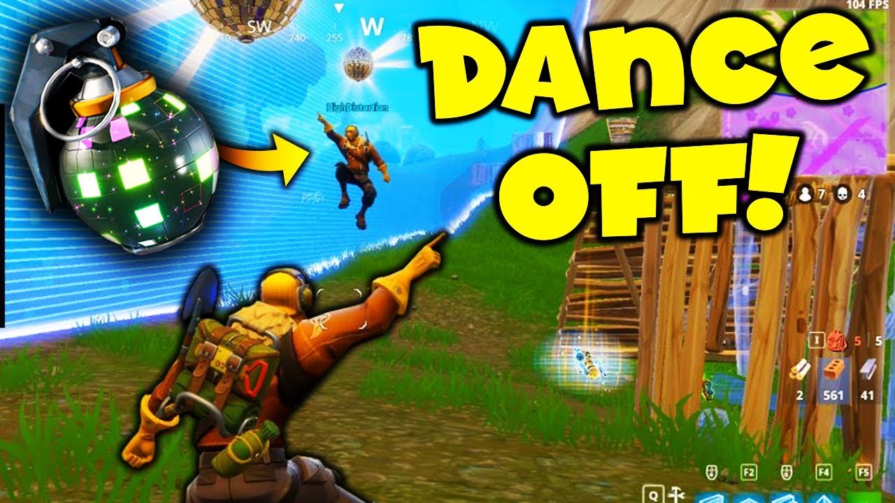 DANCE OFF w/ HighDistortion!!! (Fortnite Battle Royale)