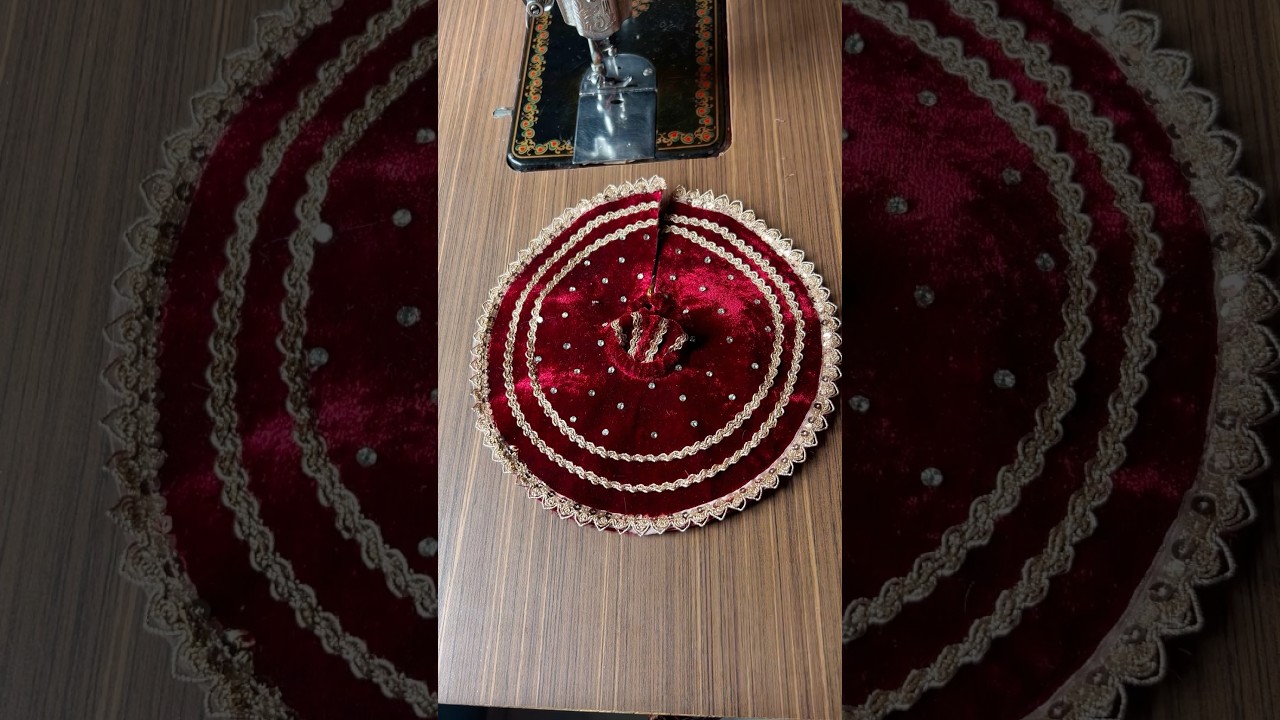 DIY Laddu Gopal Dress || 🥰😍 how to make laddu Gopal poshak || laddu Gopal dress making 😱#shorts