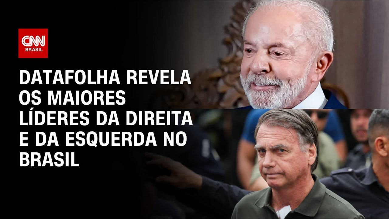 Datafolha: Lula &eacute; maior l&iacute;der da esquerda; Bolsonaro &eacute; considerado o maior da direita | HORA H