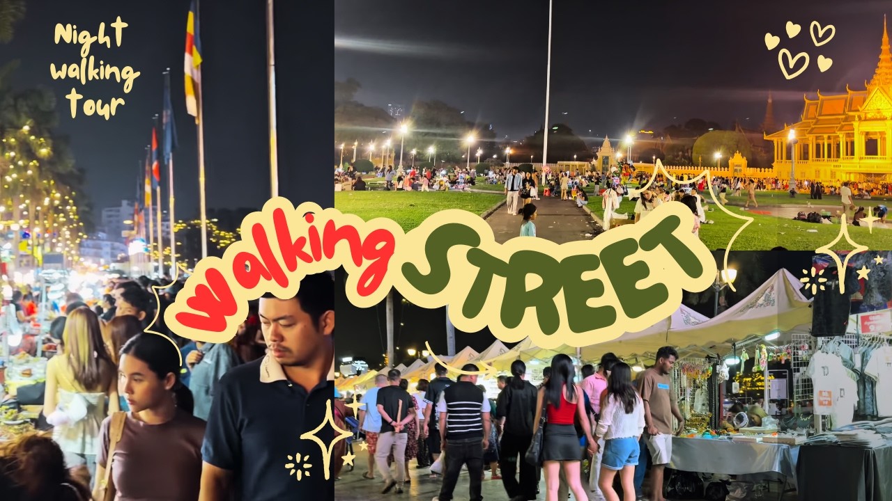 Phnom Penh Night Life: Walking Tour at the Night Market & Riverside 2026