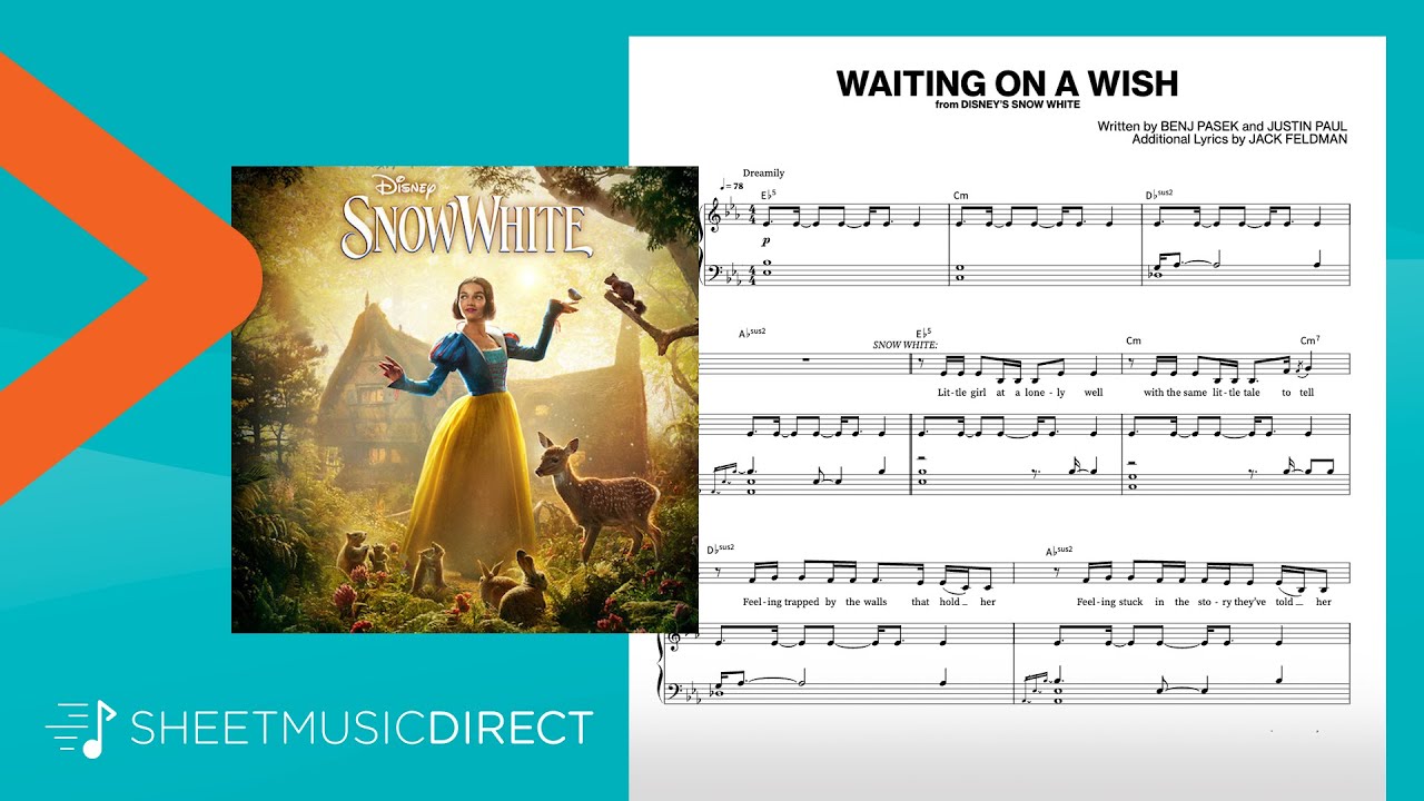 Waiting on a Wish (from Snow White) Sheet Music - Rachel Zegler - Piano & Vocal