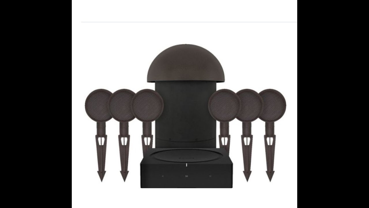 Installing Sonos Sonance Outdoor Garden Series Speakers