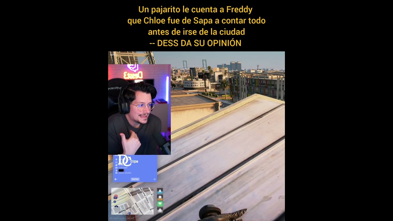 Freddy se entera que Chloe fue de sapa a contar todo antes de irse de la ciudad #gta #spainrp