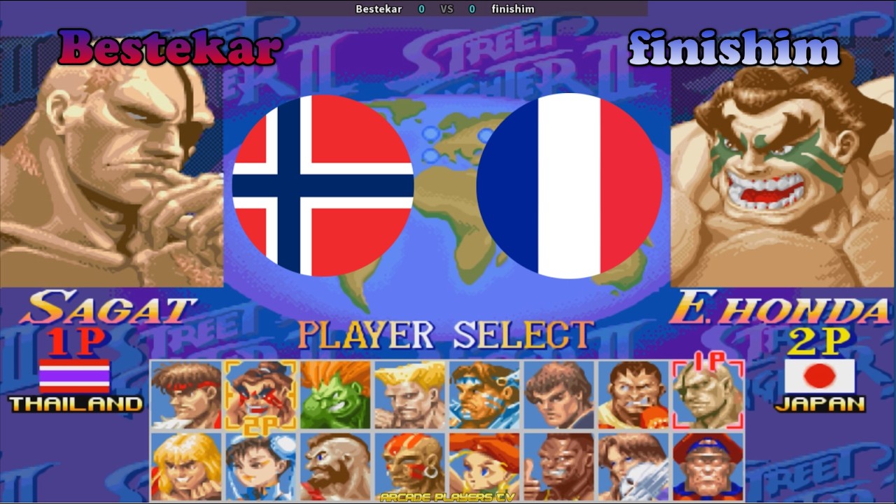 슈퍼 스트리트 파이터 2 터보 ➤ Bestekar (Norway) vs finishim (France) Super Street Fighter 2 Turbo