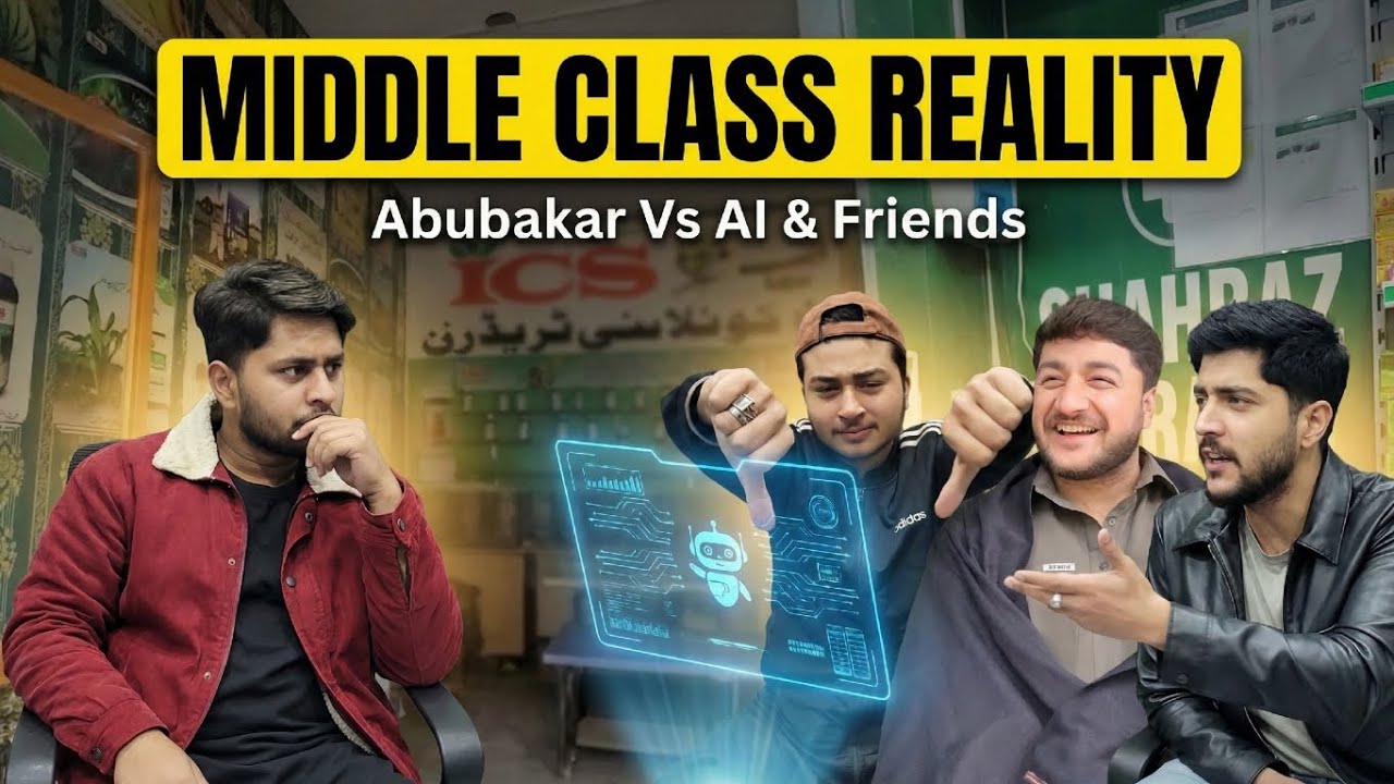 Middle Class Life Social Media Par Show Karni Chahiye? | Public vs AI | Abu Bakar vs AI