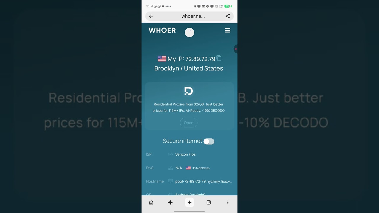 MYSTERIUM VPN (ONE LOCATION)