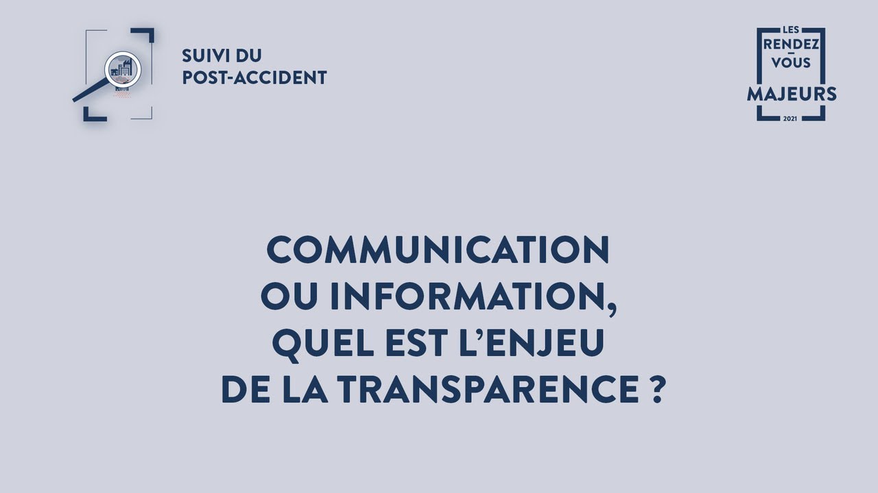 Débat T5   Suivi du post accident