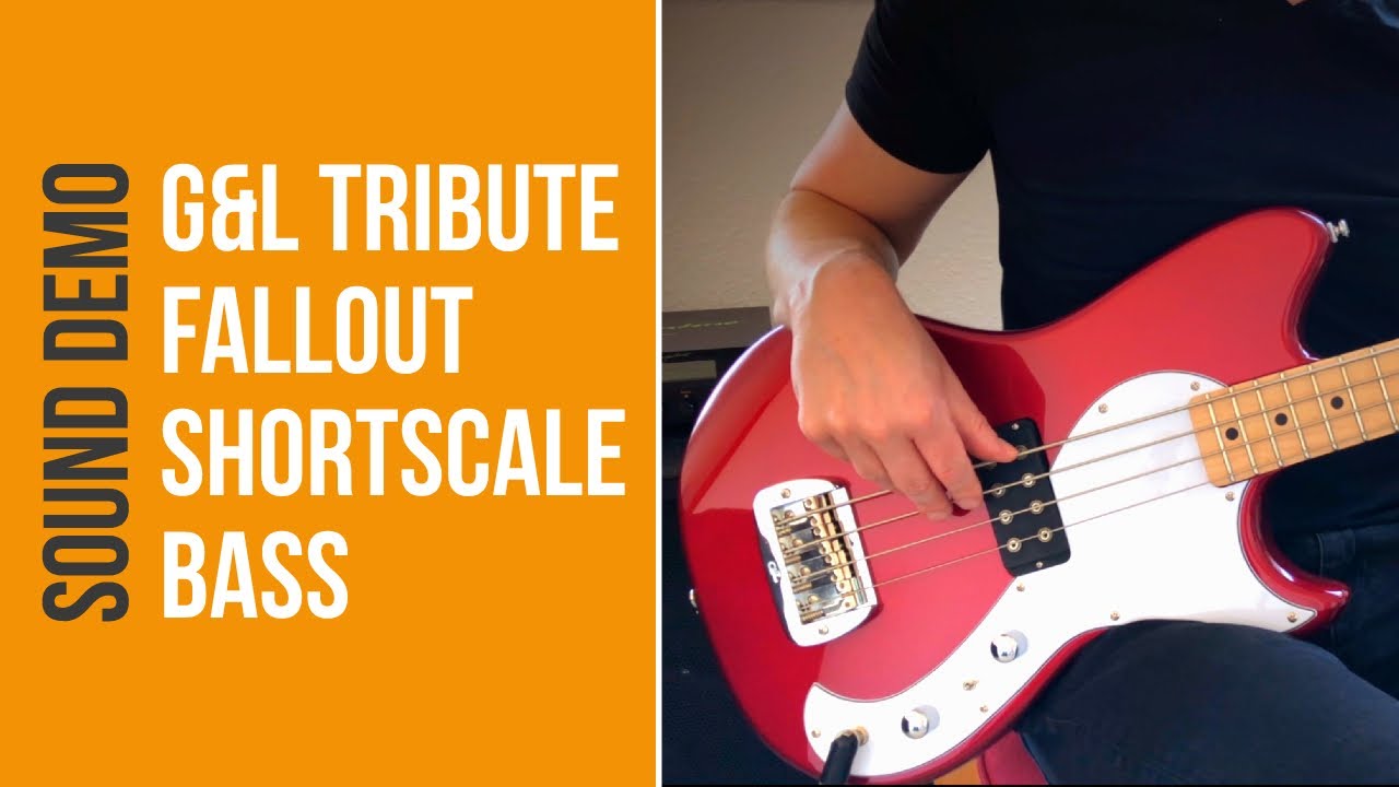 G&L Tribute Fallout Shortscale Bass - Sound Demo (no talking)