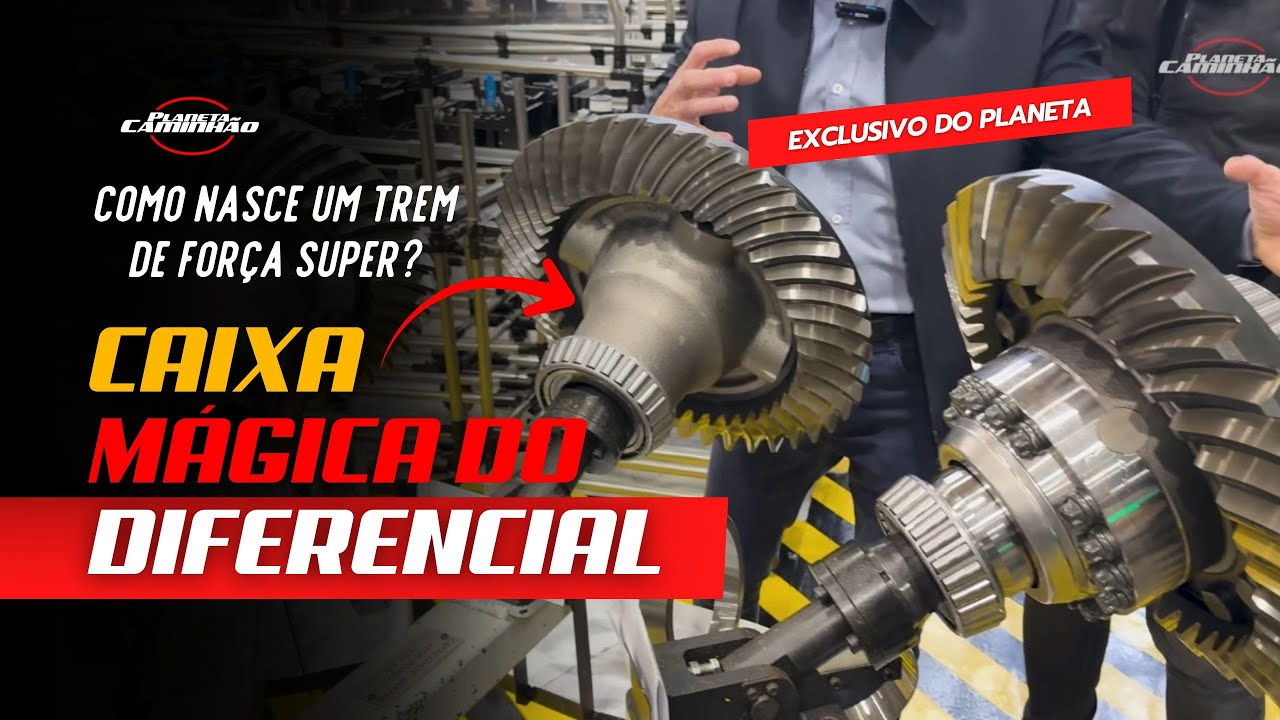 COMO É MONTADO UM EIXO DIFERENCIAL SUPER? Veja a engenharia por trás do TREM DE FORÇA Scania Super