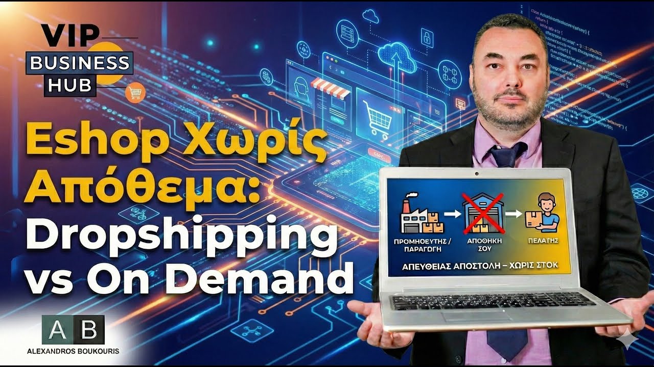 E18 - Eshop Χωρίς Απόθεμα: Dropshipping vs On Demand