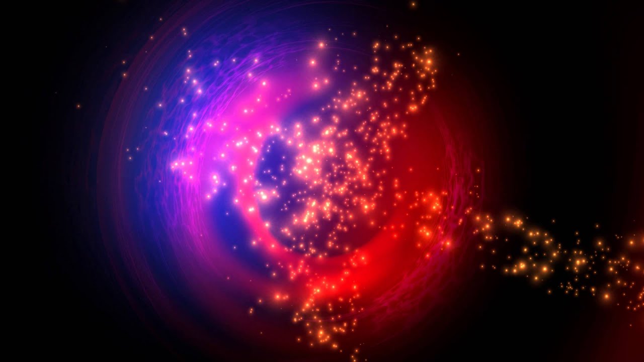 60fps Magic Blue Red Circle Multi Frame Flight HD Motion Background