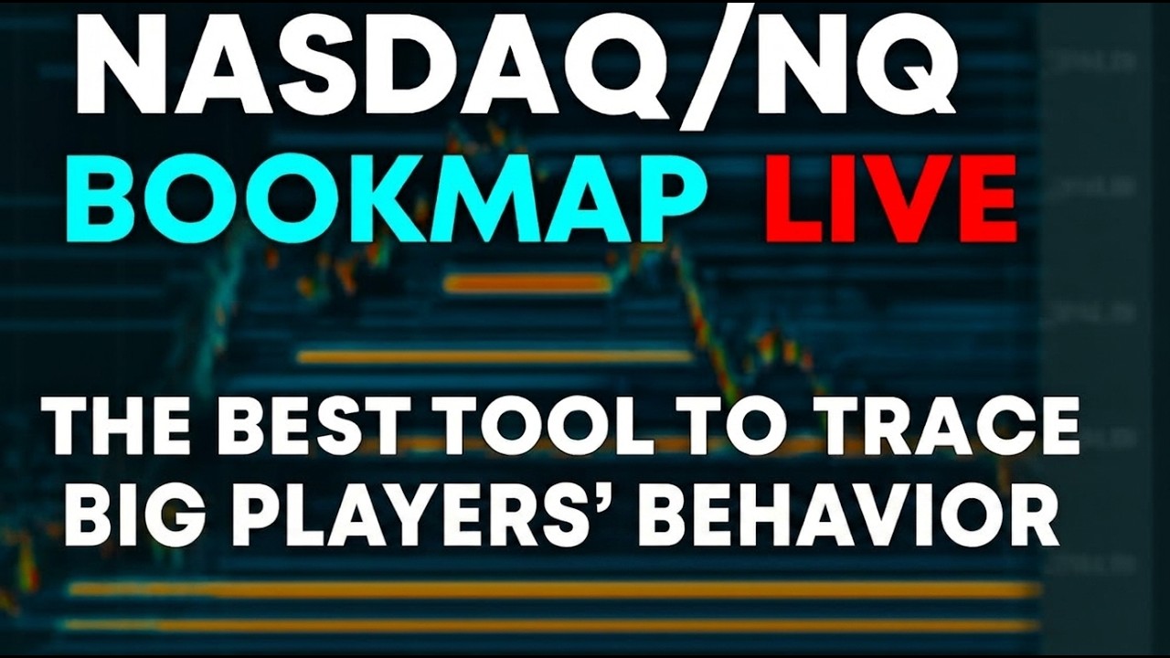 NQ Bookmap Live | NQ Futures | NASDAQ Futures | Liquidity | Heatmap | Live Trading