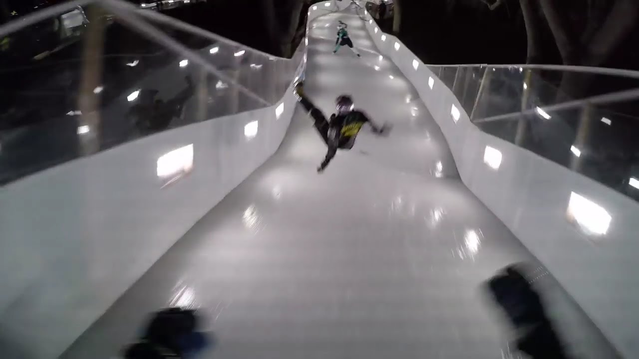Worst POV crash in history of red bull crashed ice - SLOW MOTION