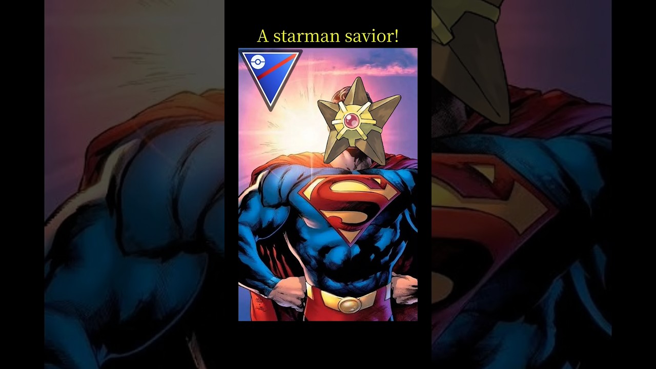 A starman savior! Pokemon Go Great League Low CP Staryu clutch catch!