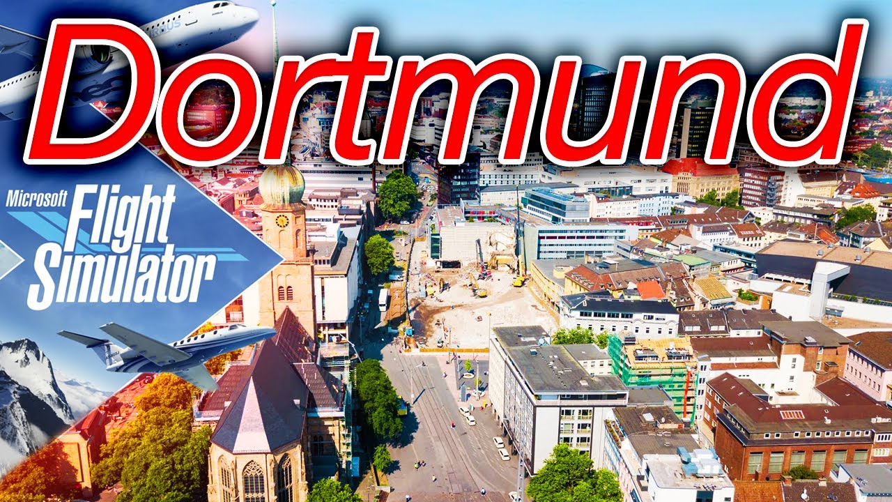 🔴4K Dortmund Flight | Microsoft Flight Simulator 2020 [RTX 3090]