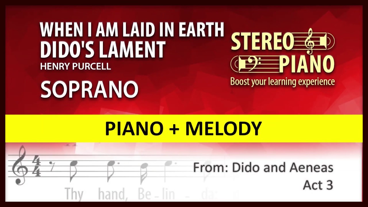 Dido's Lament / Purcell: Instrumental / Soprano