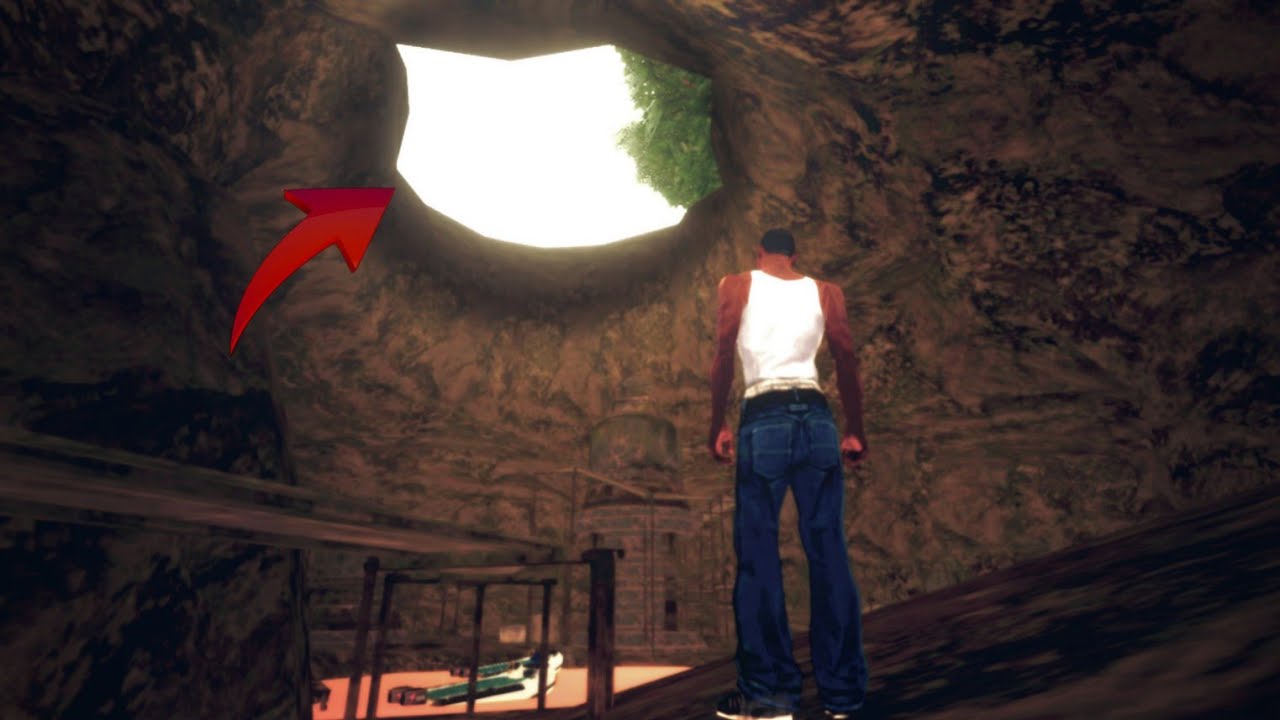 Encontré una Cueva en Gta San Andreas ?