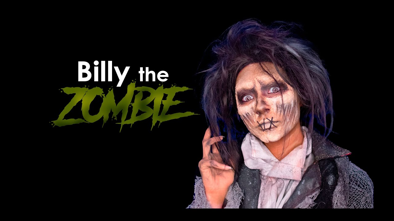Billy Butcherson Zombie Hocus Pocus 2 Halloween Makeup Look Tutorial