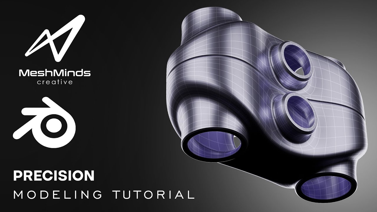 Hard Surface Modeling #7 | Custom Mechanical Part Design in Blender