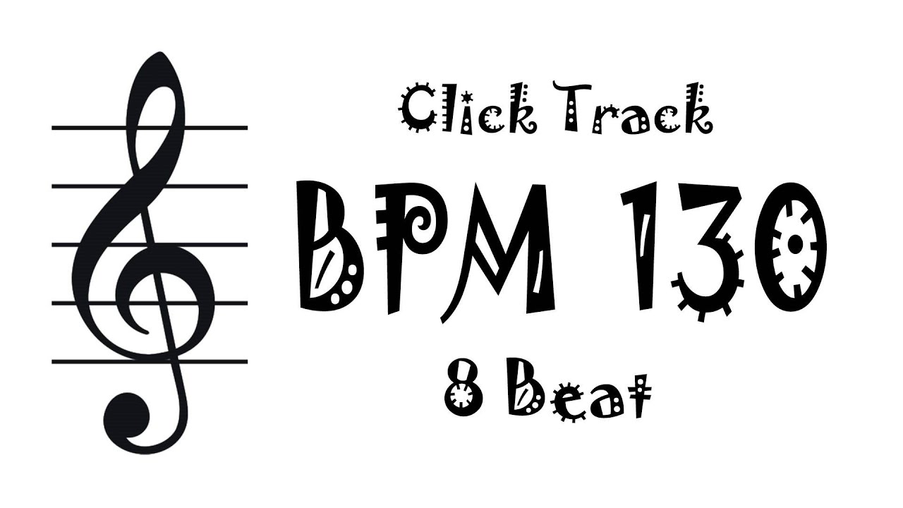 【BPM 130】Drum 8Beat - Rhythm Track Metronome
