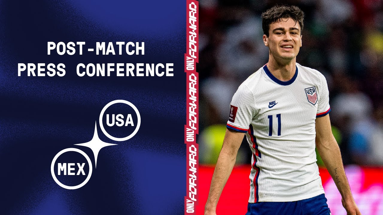 POST-MATCH PRESS CONFERENCE: Christian Pulisic and Gio Reyna | USMNT vs. Mexico | March 24, 2022