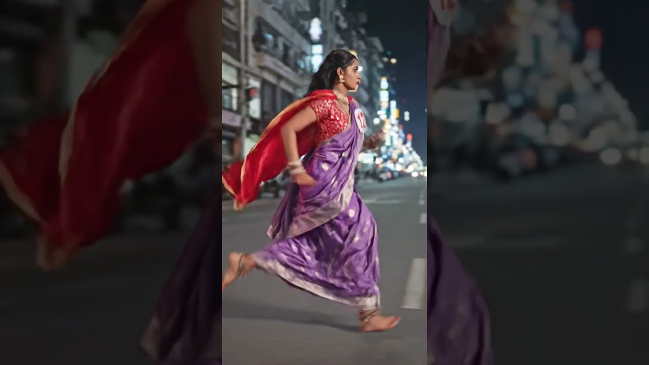 running this girl 👧for in street 