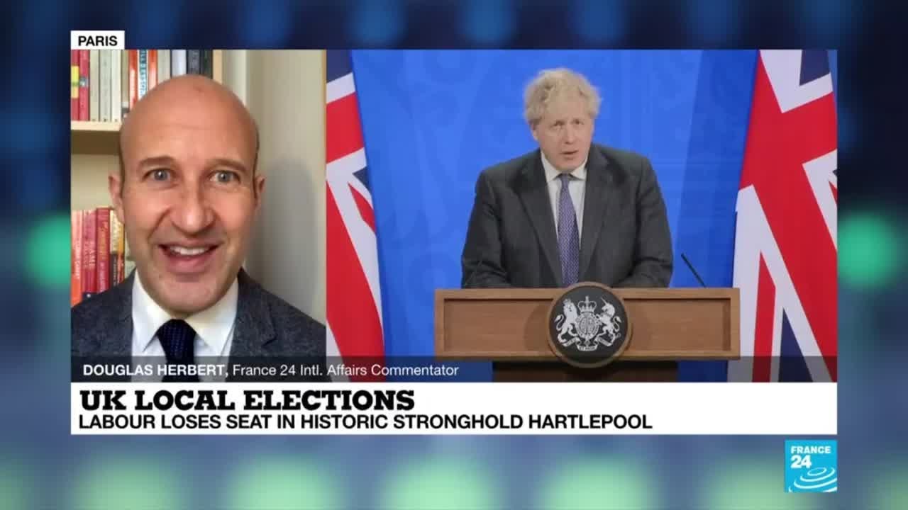UK PM Johnson's party sweeps to victory in bellwether election